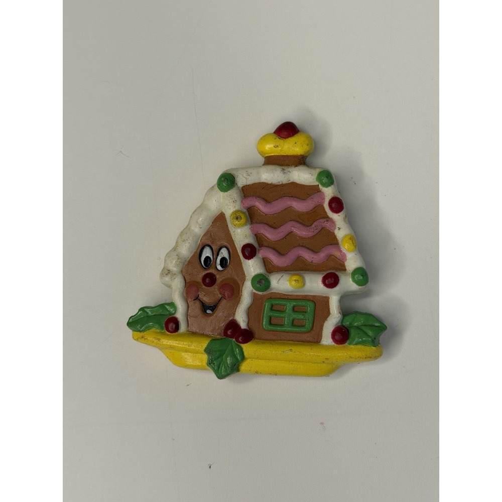 Gingerbread House Avon Christmas Magnet 2" christmascore vintage nostalgic
